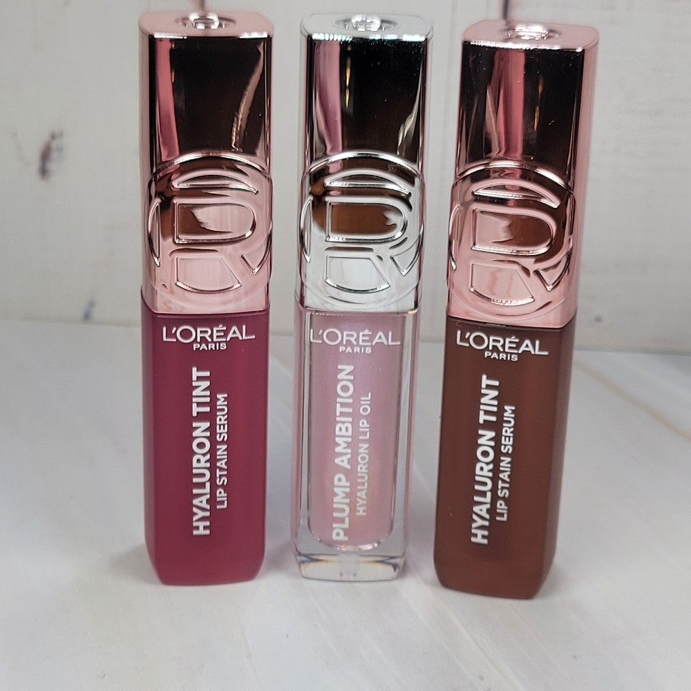 L'oreal Lip Stain and Lip Oil Bundle NEW!